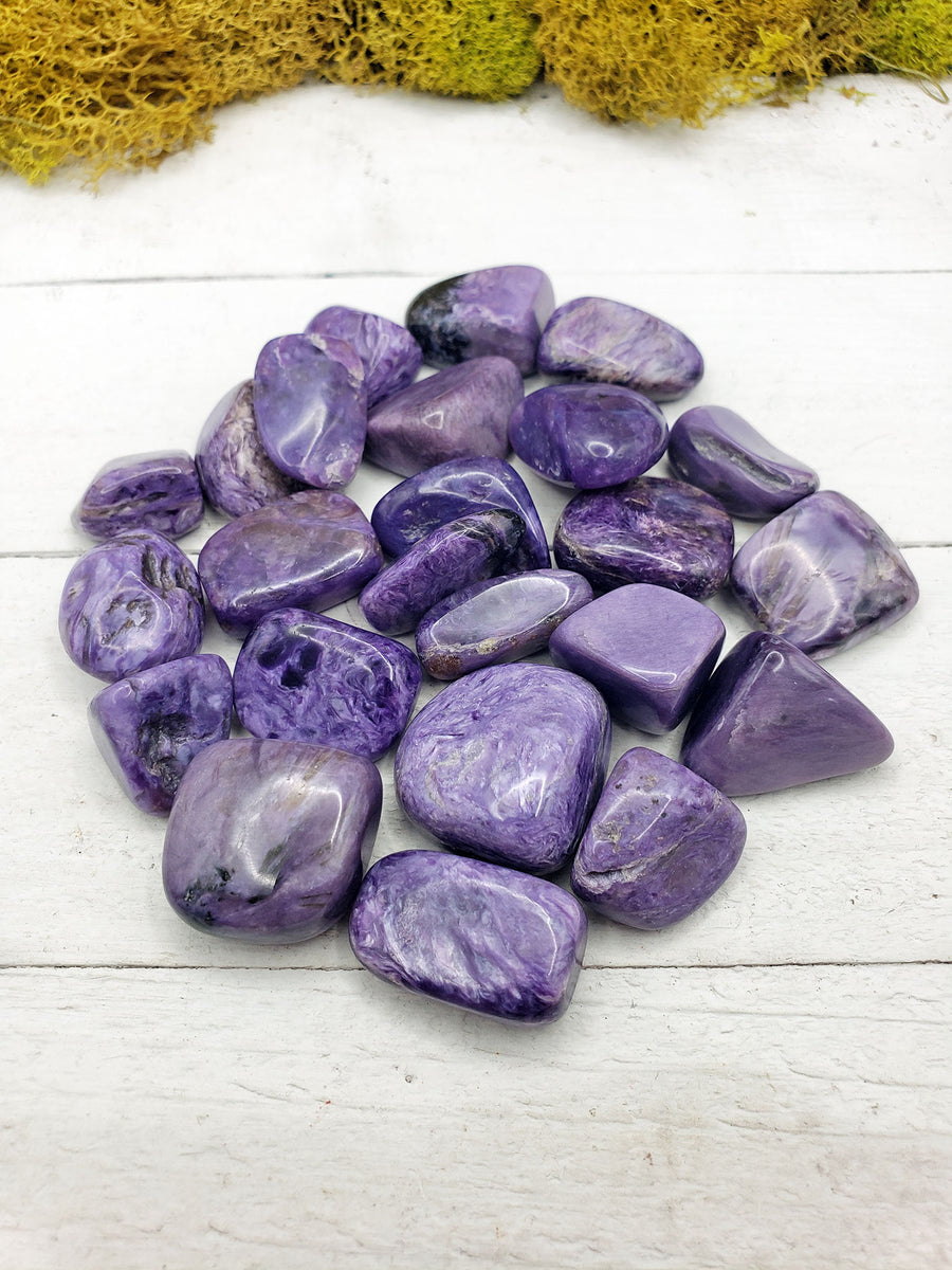 Charoite SMALL Tumbled Gemstone - Single Stone
