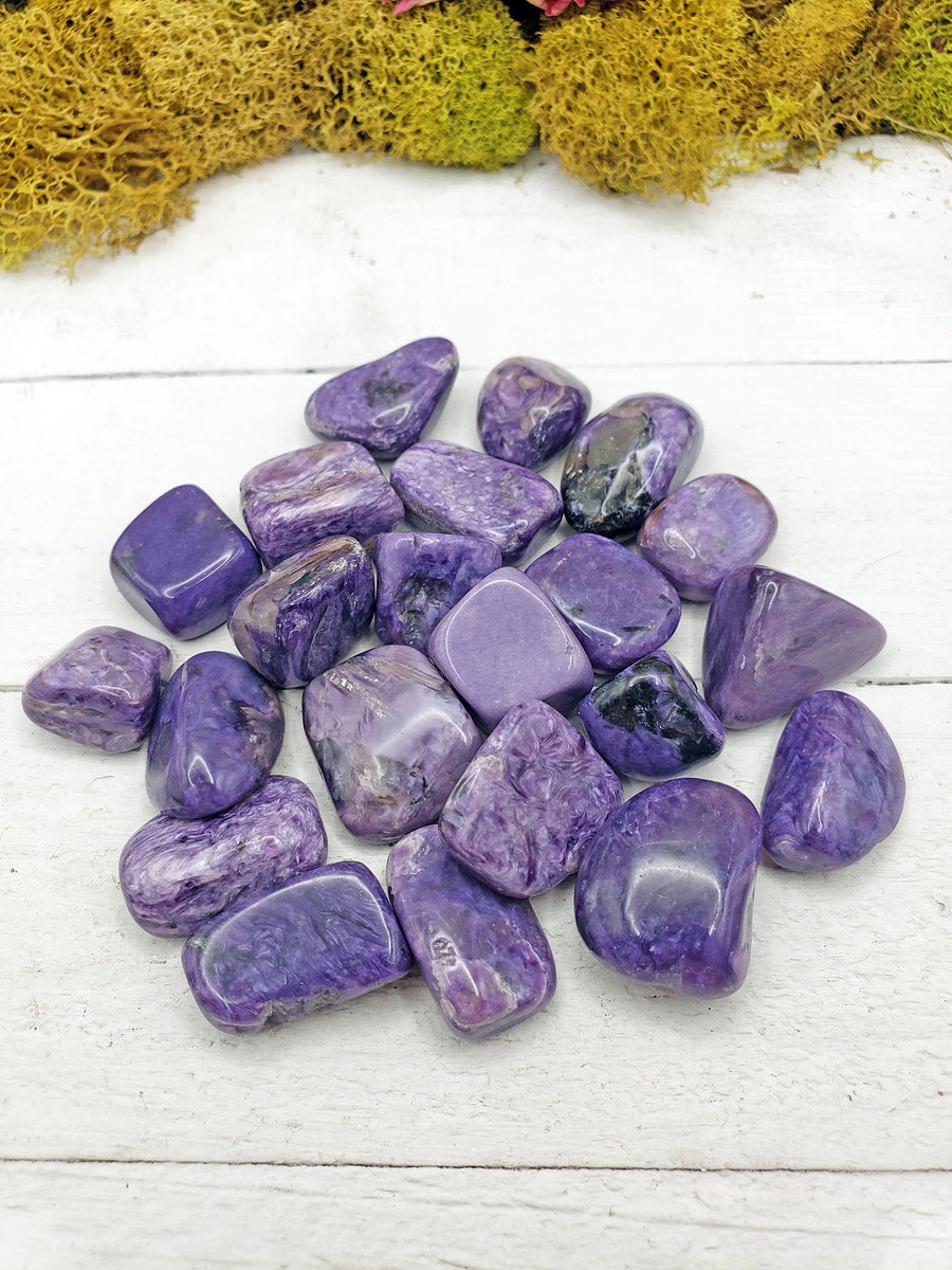 Charoite SMALL Tumbled Gemstone - Single Stone