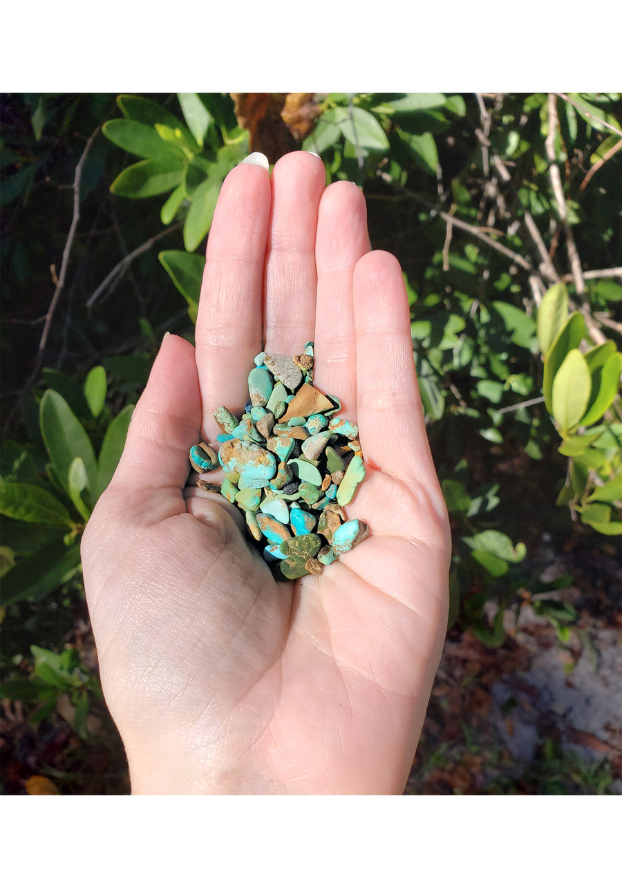 Turquoise Natural Gemstone Pebbles by the Bag