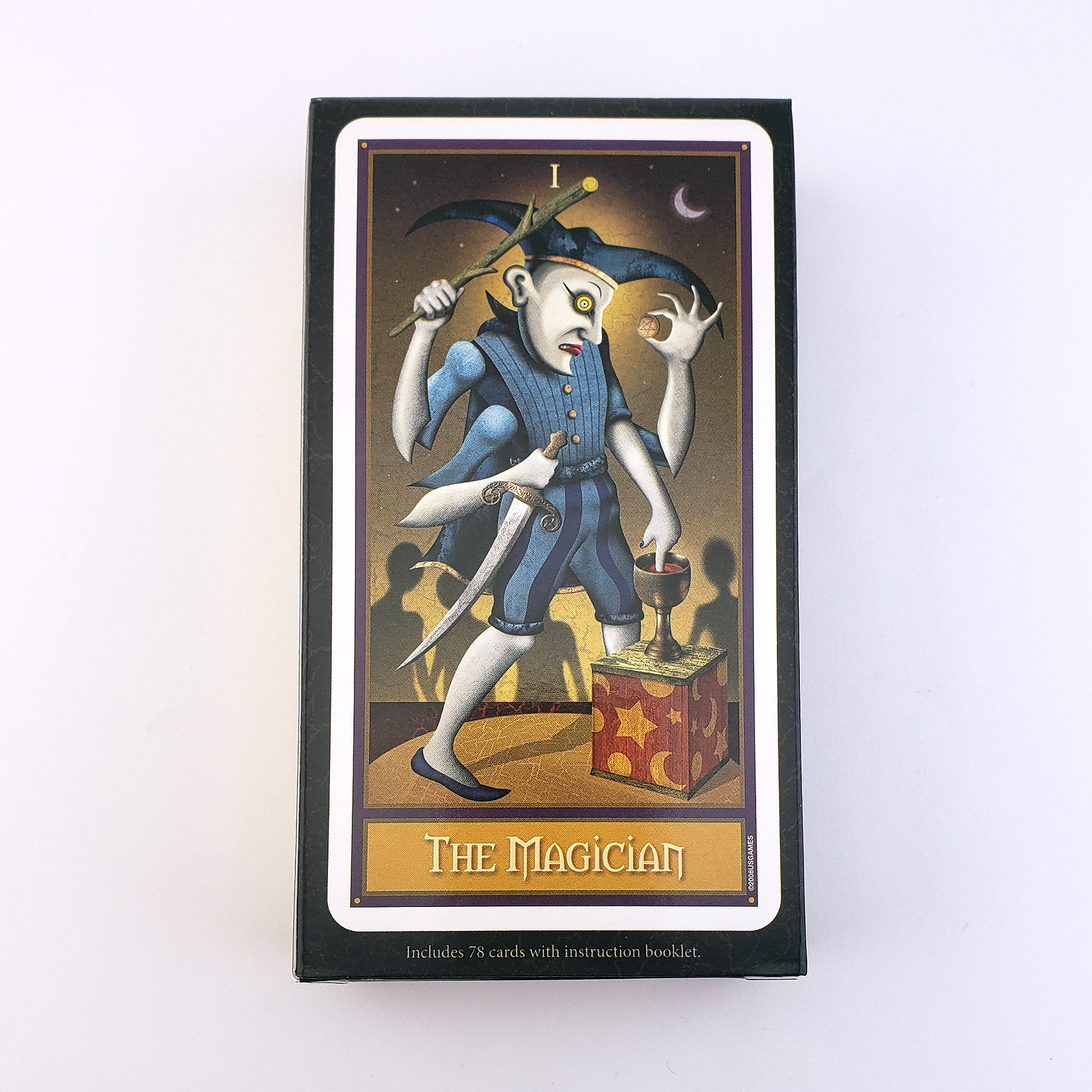 Deviant Moon Tarot Deck | Set of Tarot Cards | Divination Tool - Back of Box