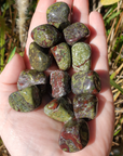 Dragon Stone Dragon's Blood Jasper Natural Crystal Tumbled Stone | One Stone