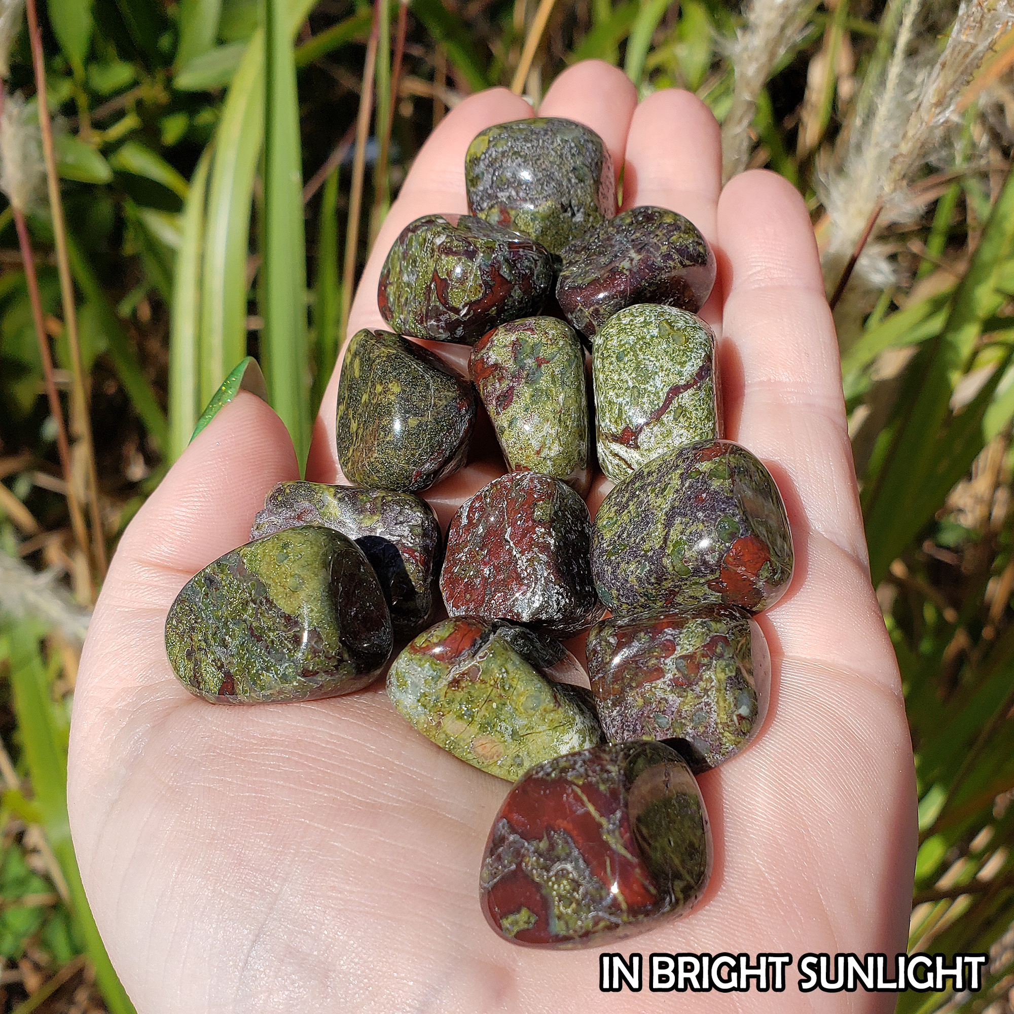 Dragon Stone Dragon&#39;s Blood Jasper Natural Crystal Tumbled Stone | One Stone - 4