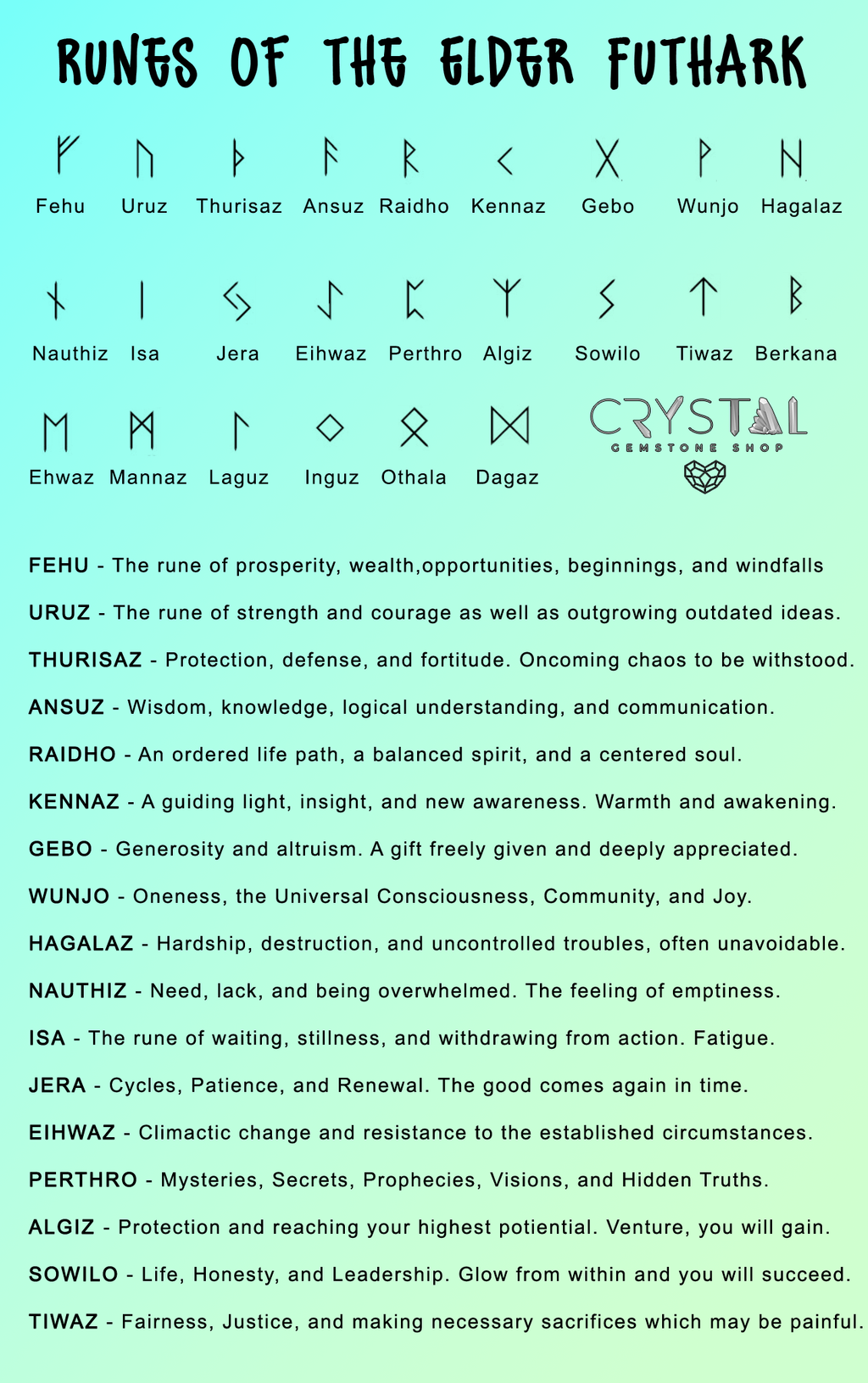 Rose Quartz Crystal Natural Gemstone Rune Stones Crystal Set | Runes f ...