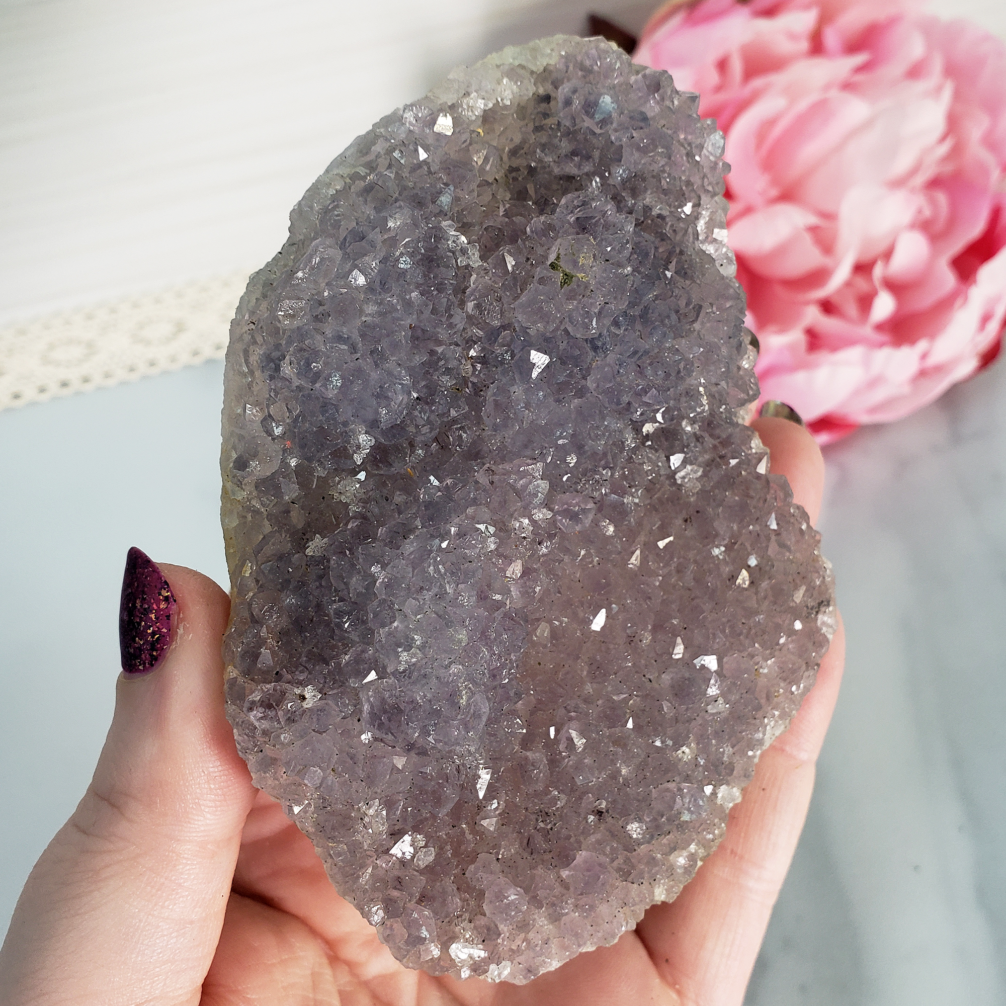 Unique Raw Amethyst Crystal Cluster Natural Gemstone - Elysian