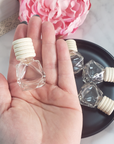 Glass Bottle Pendant | Empty Spell Jar Bottle for Essential Oils, Herbs, & Crystal Chips - Empty Potion Bottles for Cosplaying, Spirituality, and More!