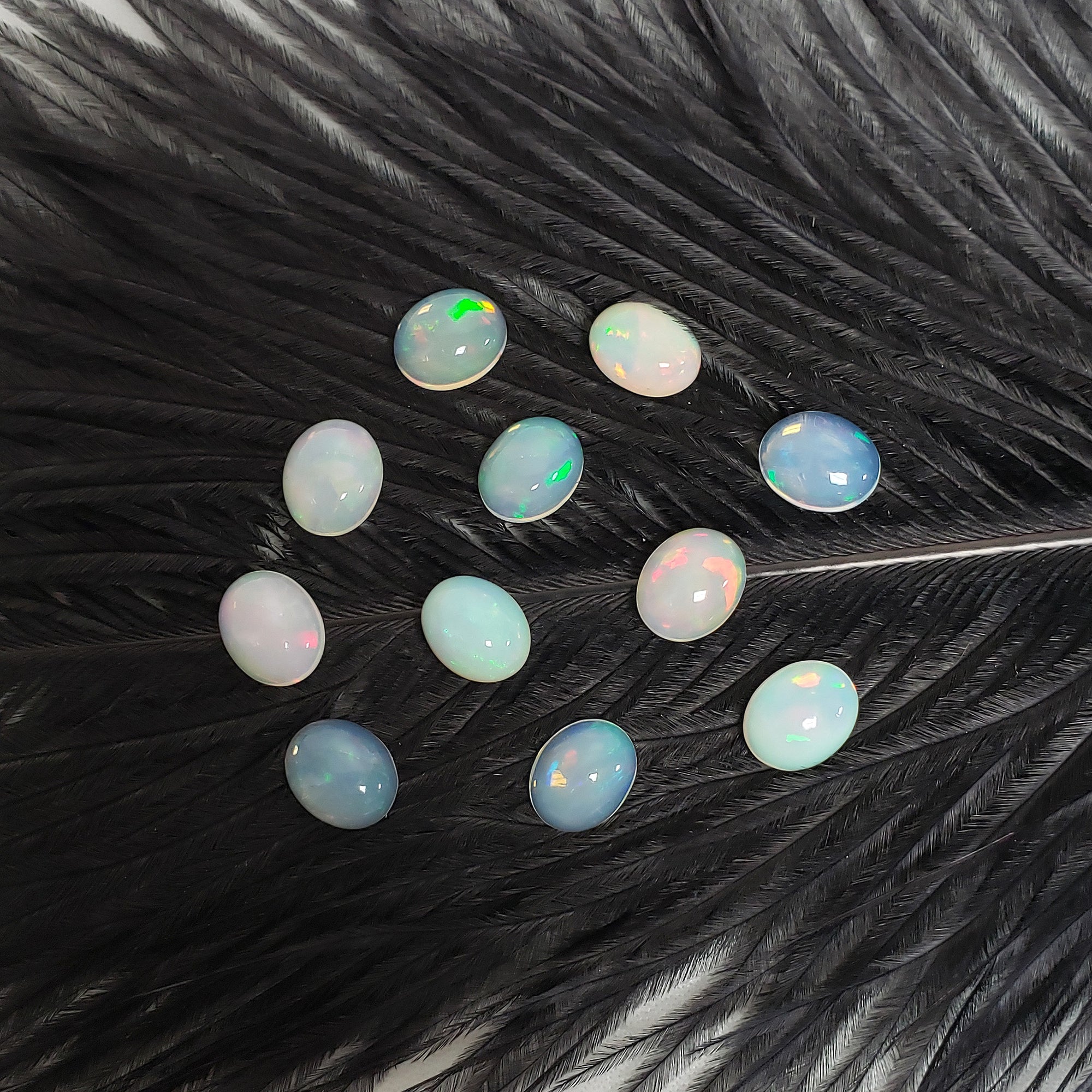 Ethiopian Opal Crystal Natural Stone Cabochon Mini Gemstone | Multiple Sizes