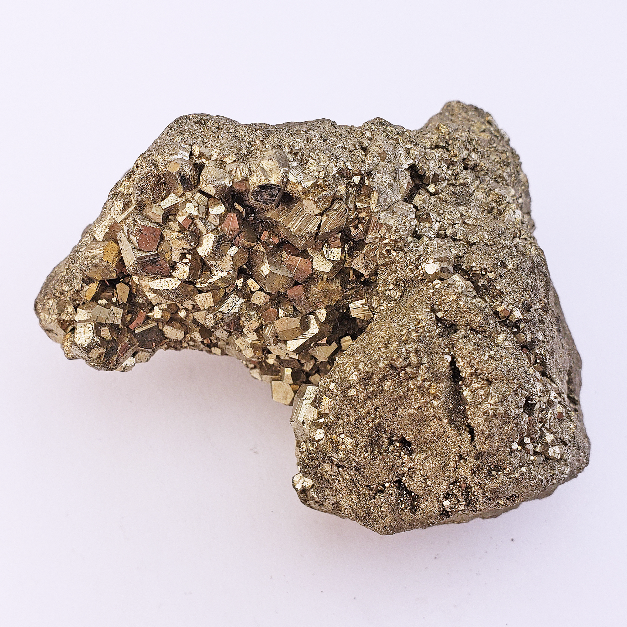 Unique Large Raw Pyrite Crystal Cluster Natural Gemstone - Eurylochus