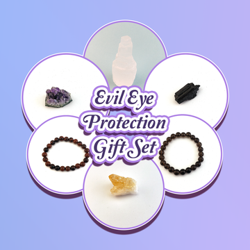 Evil Eye Protection Crystal Gift Set - Care Package for Spiritual Shielding