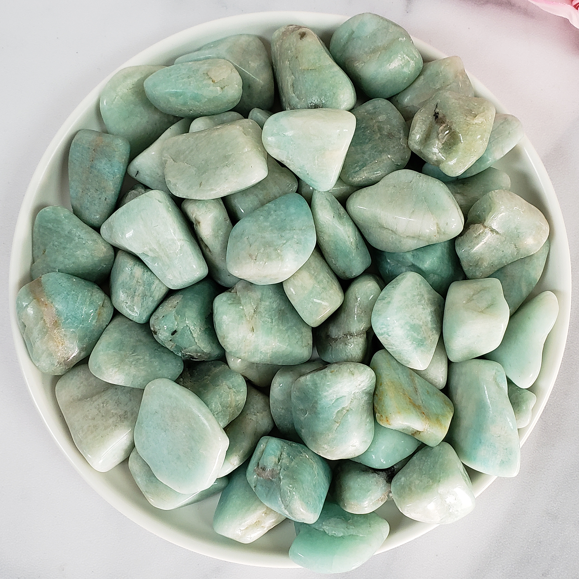 Amazonite Crystal Natural Gemstone Freeform Tumbled Stone | One Stone | Multiple Sizes - 2