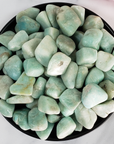Amazonite Crystal Natural Gemstone Freeform Tumbled Stone | One Stone | Multiple Sizes