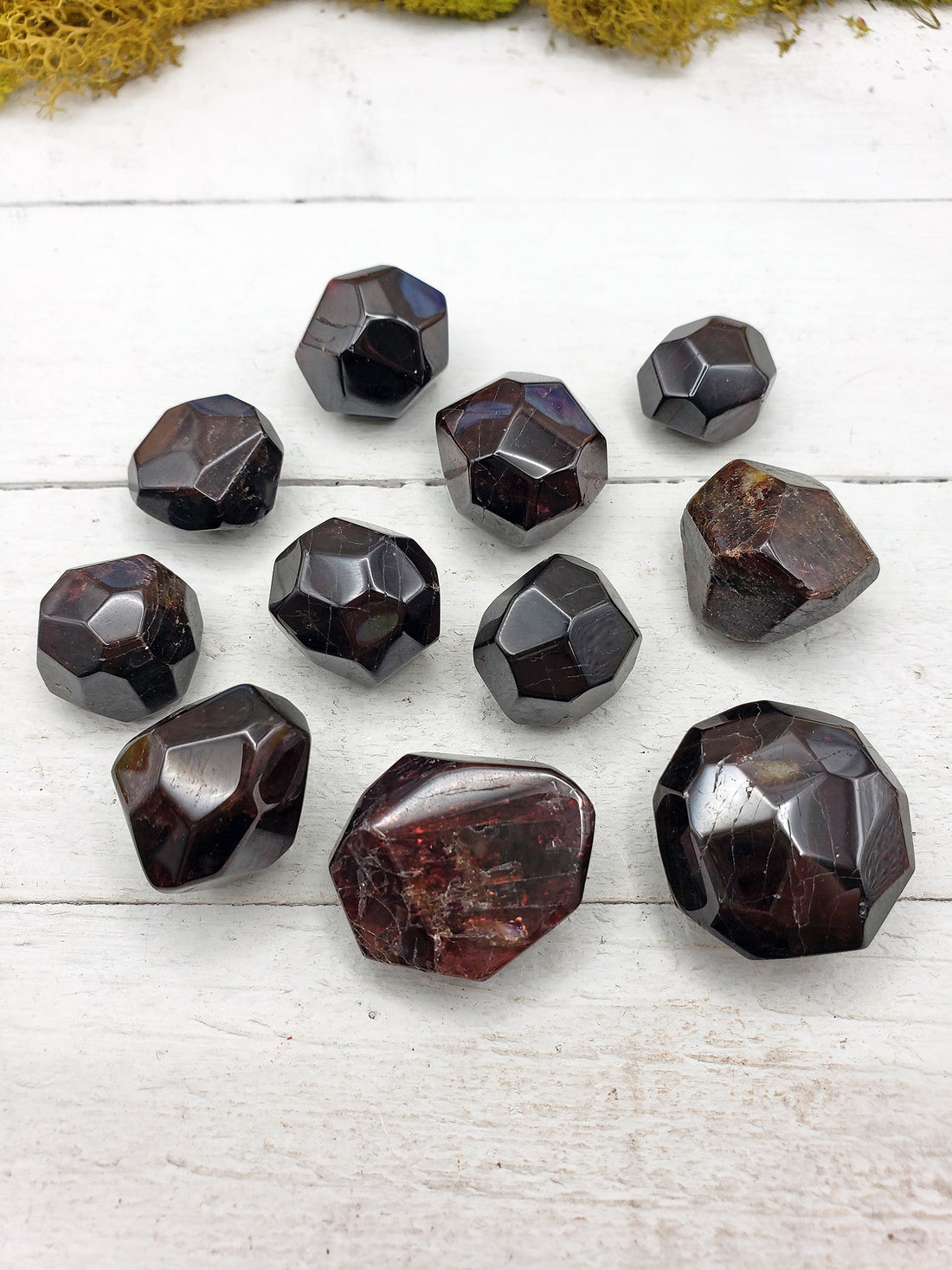 GARNET FACETED SPHERES - The Crystal Apothecary Co