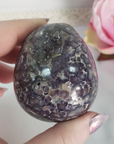 Unique Grape Agate Botryoidal Chalcedony Natural Crystal Cluster Semi-Polished Egg | Gamaret - 6