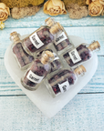 Garnet Natural Crystal Chips Bottle - One Bottle - January Birthstone
