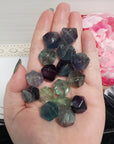 Fluorite Crystal Geometrical Natural Gemstone Bead | 13-16mm DRILLED - 1