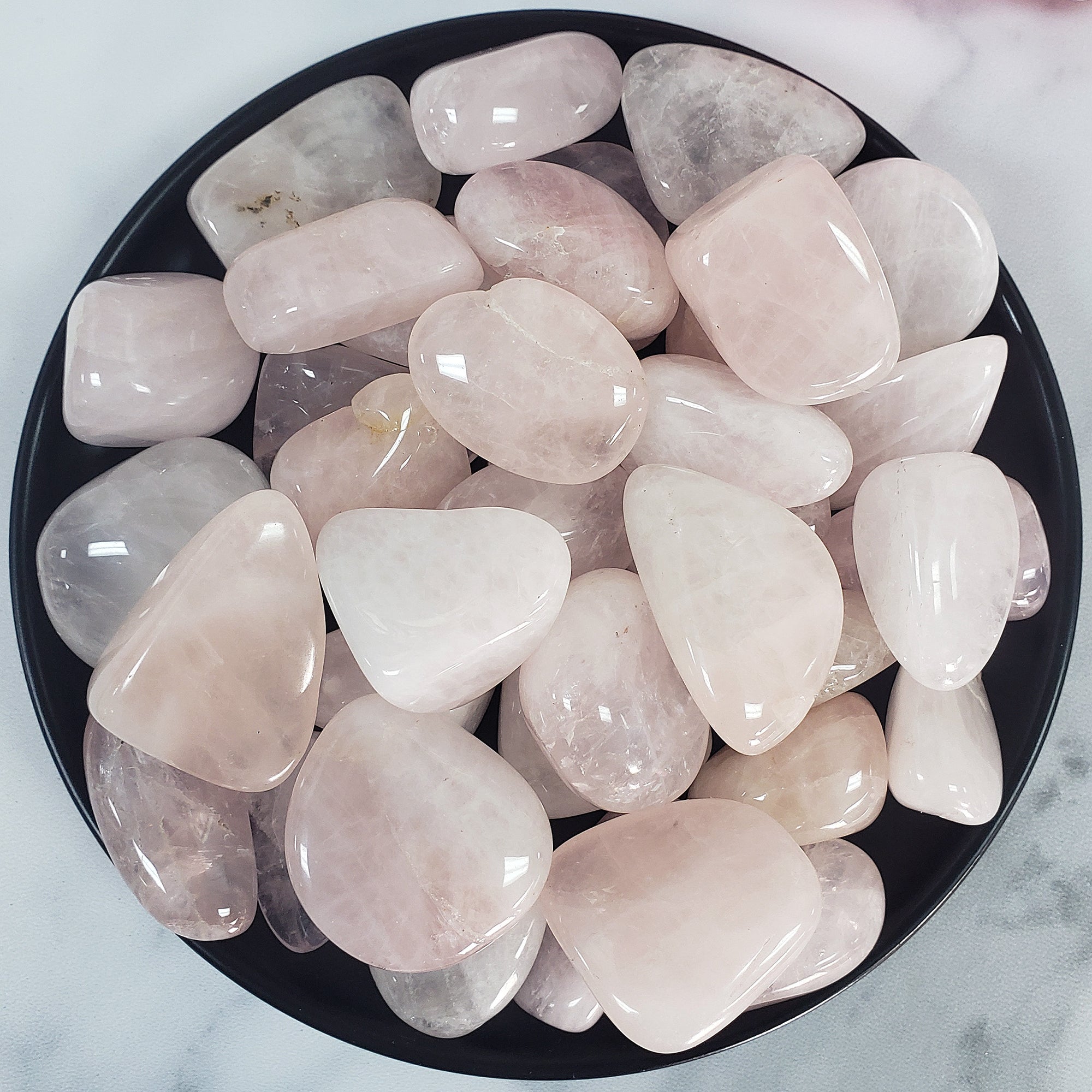 Rose Quartz Crystal Natural Gemstone Tumbled Stone | High Quality - 4