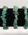Green Aventurine Crystal Natural Gemstone Chip Bead Bracelet - 5