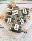 Green Aventurine Crystal Natural Gemstone Chips in Glass Bottle