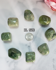 Grossularite | Green Grossular Garnet Crystal Natural Tumbled Stone | Multiple Sizes - XL Size