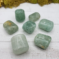 Green Included Quartz Tumbled Gemstone - Single Stone