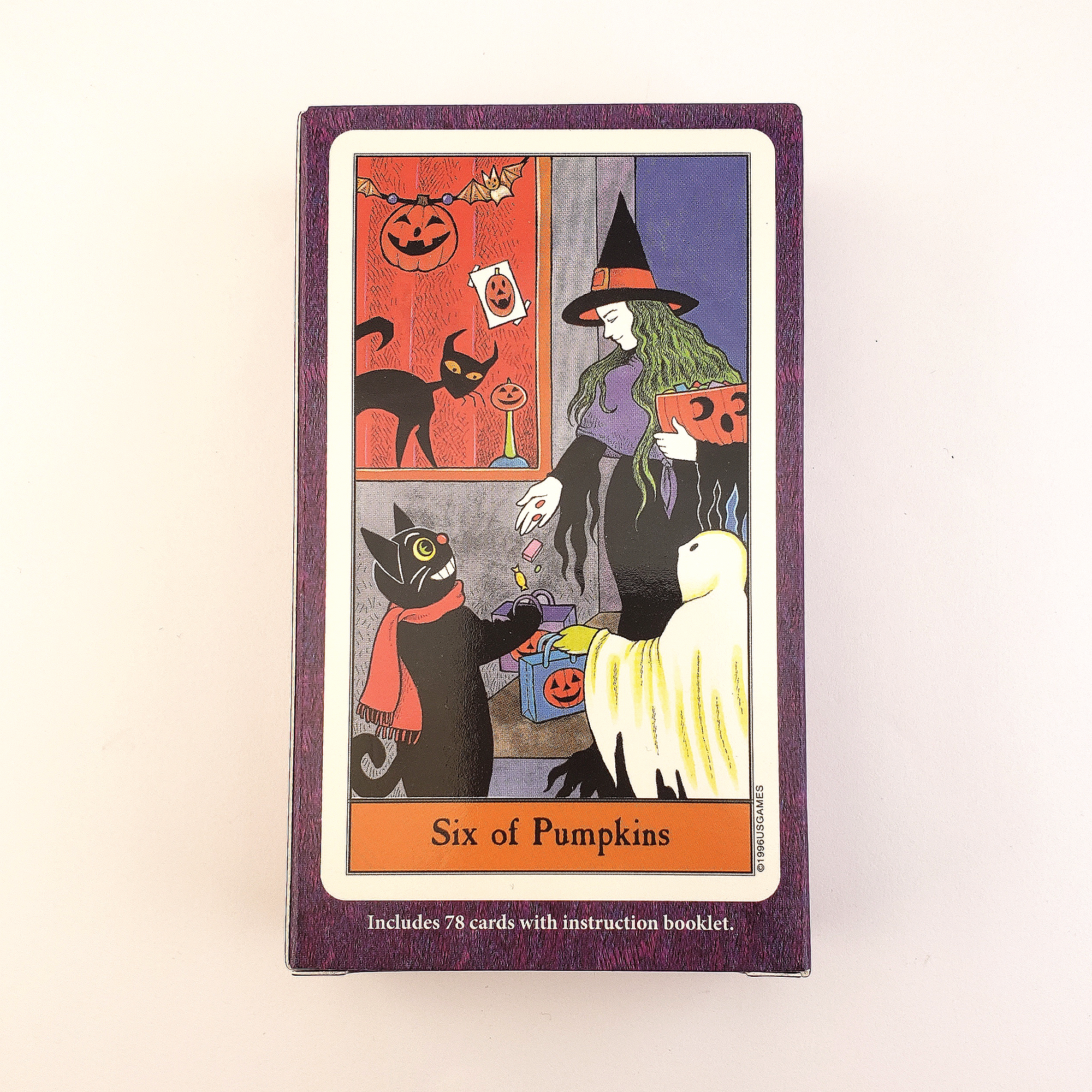 The Halloween Tarot Deck | Set of Tarot Cards | Divination Tool - Back of Box