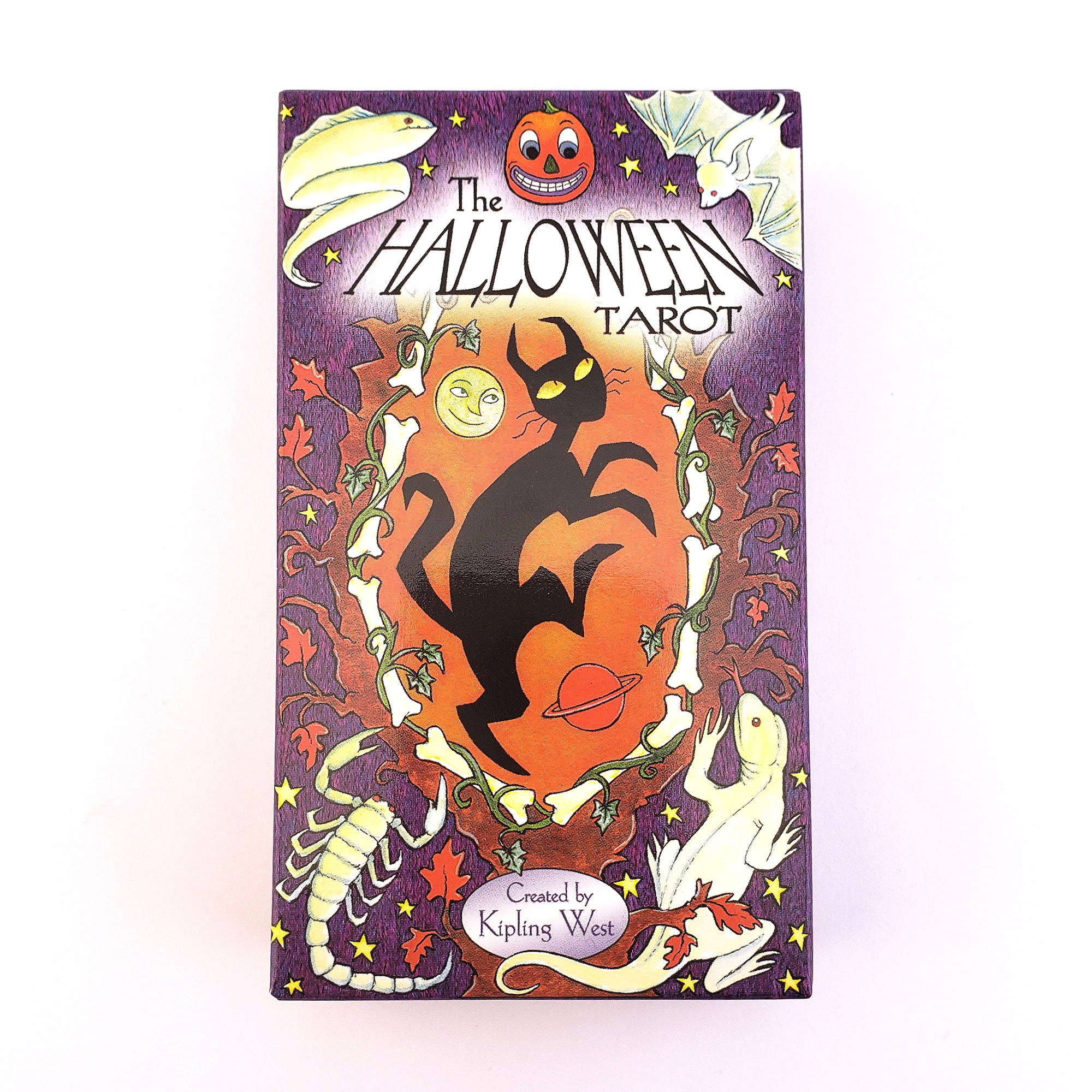 The Halloween Tarot Deck | Set of Tarot Cards | Divination Tool - Card Box