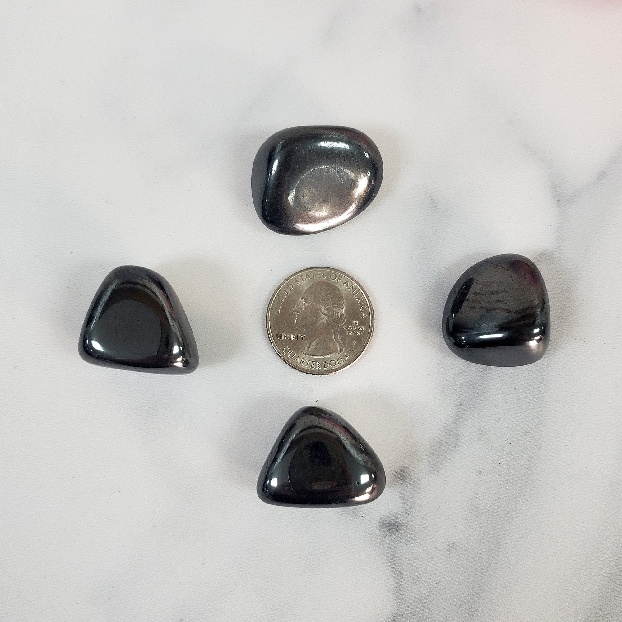 Hematite Stone Natural Crystal Mineral Tumbled Stone - 2