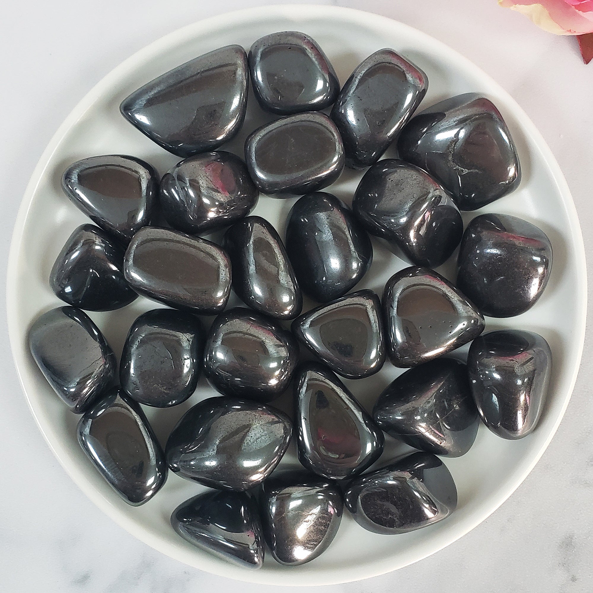 Hematite Stone Natural Crystal Mineral Tumbled Stone - 3