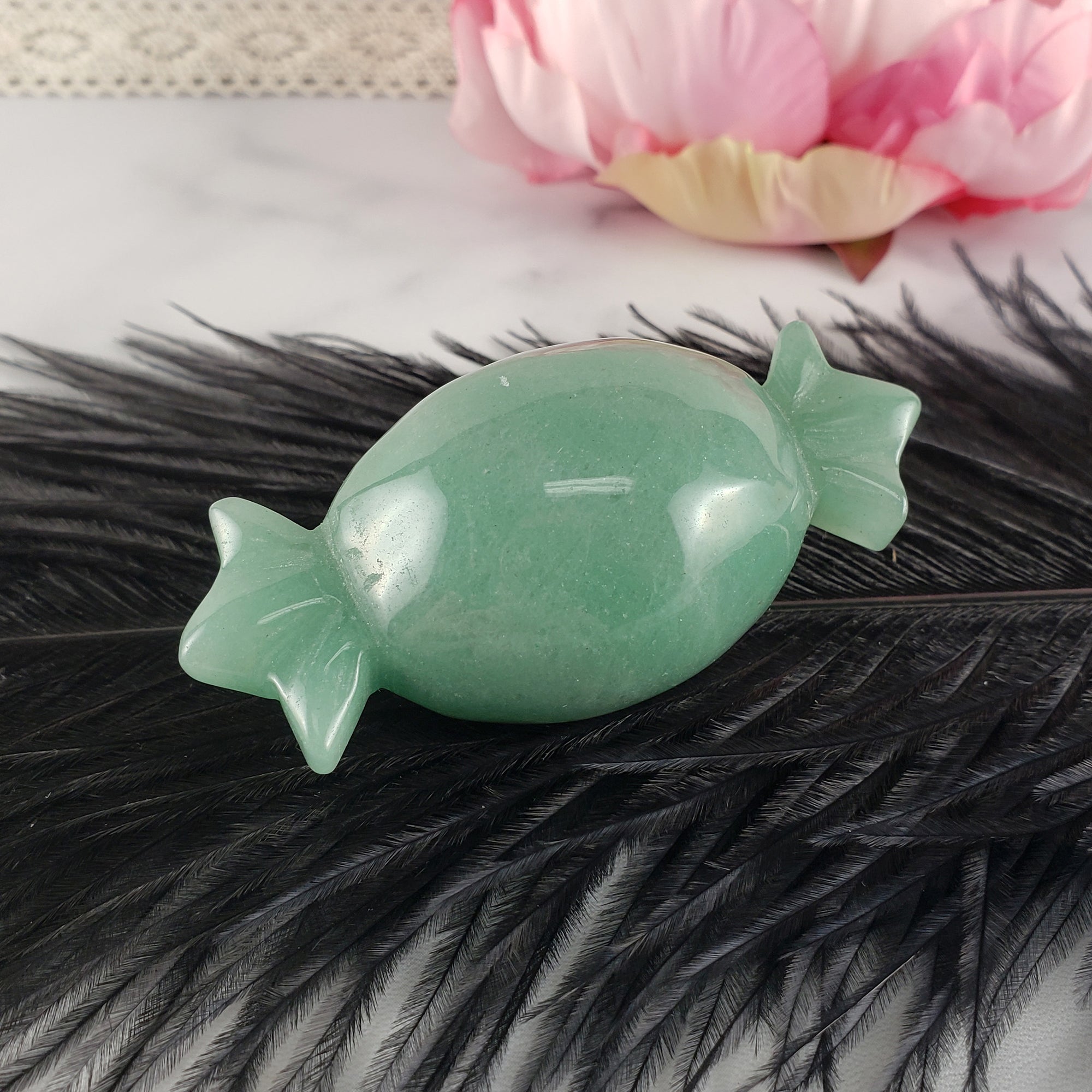 Unique Green Aventurine Crystal Carving Natural Gemstone Shape | Sweetie - 4