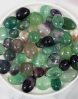 Fluorite Crystal Natural Gemstone Tumbled Stone | High Quality - 14