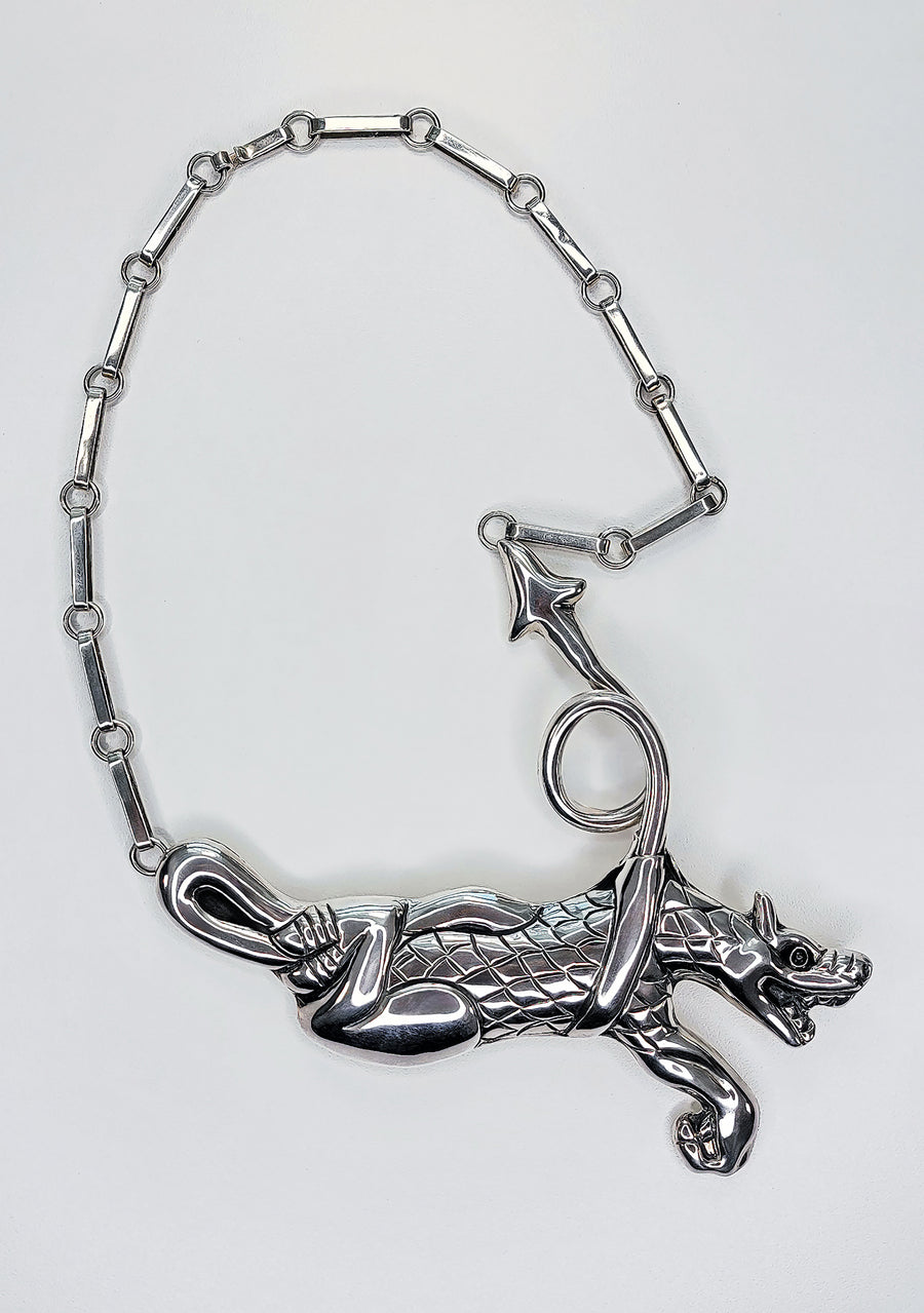 HellHound Sterling Silver Necklace
