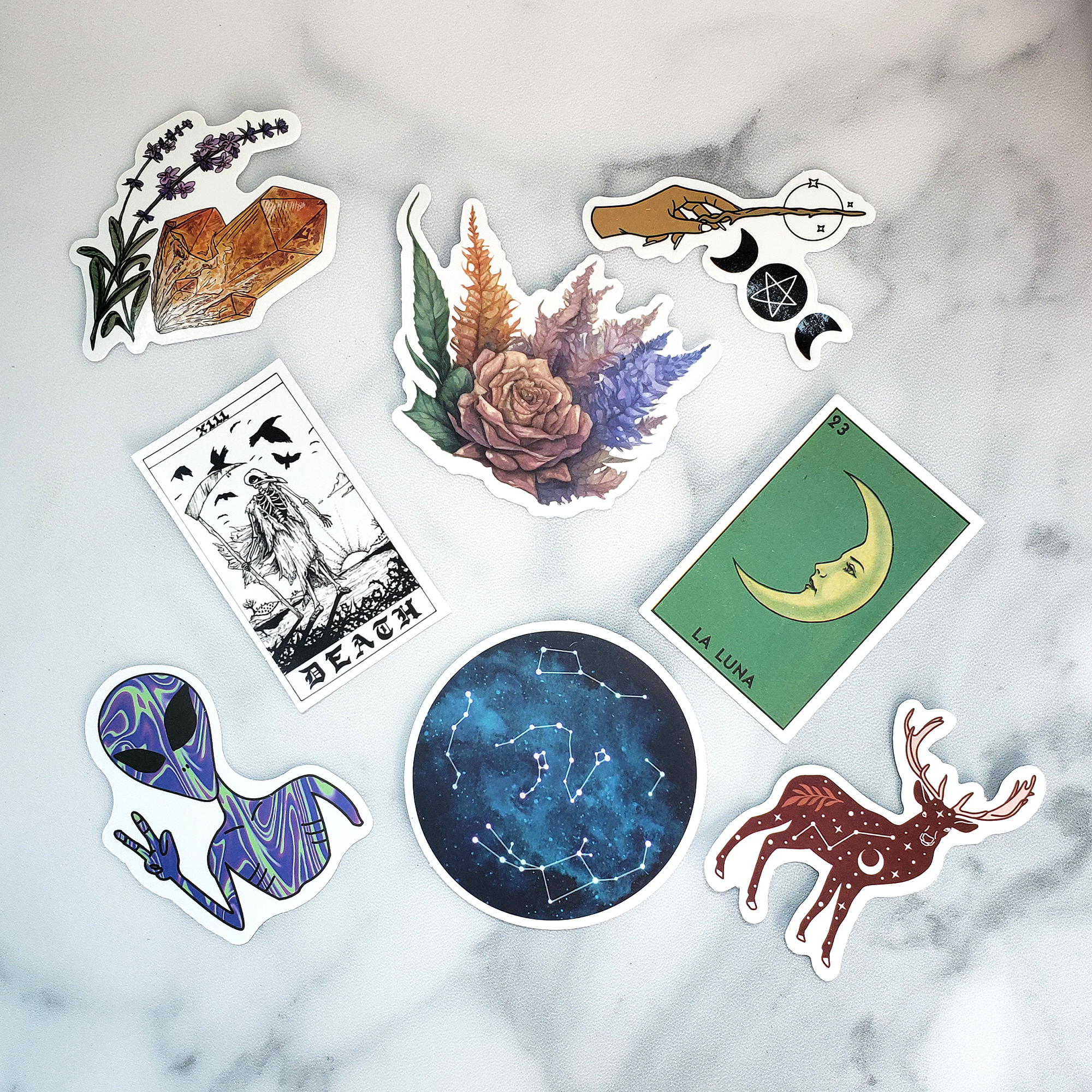 Randomly Selected Aesthetic Sticker - Cute, Witchy, Bohemian, Trippy