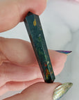 Unique Mini Bloodstone Natural Gemstone Double Terminated Crystal Wand | Jolly