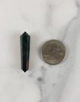 Unique Mini Bloodstone Natural Gemstone Double Terminated Crystal Wand | Jovial - 3