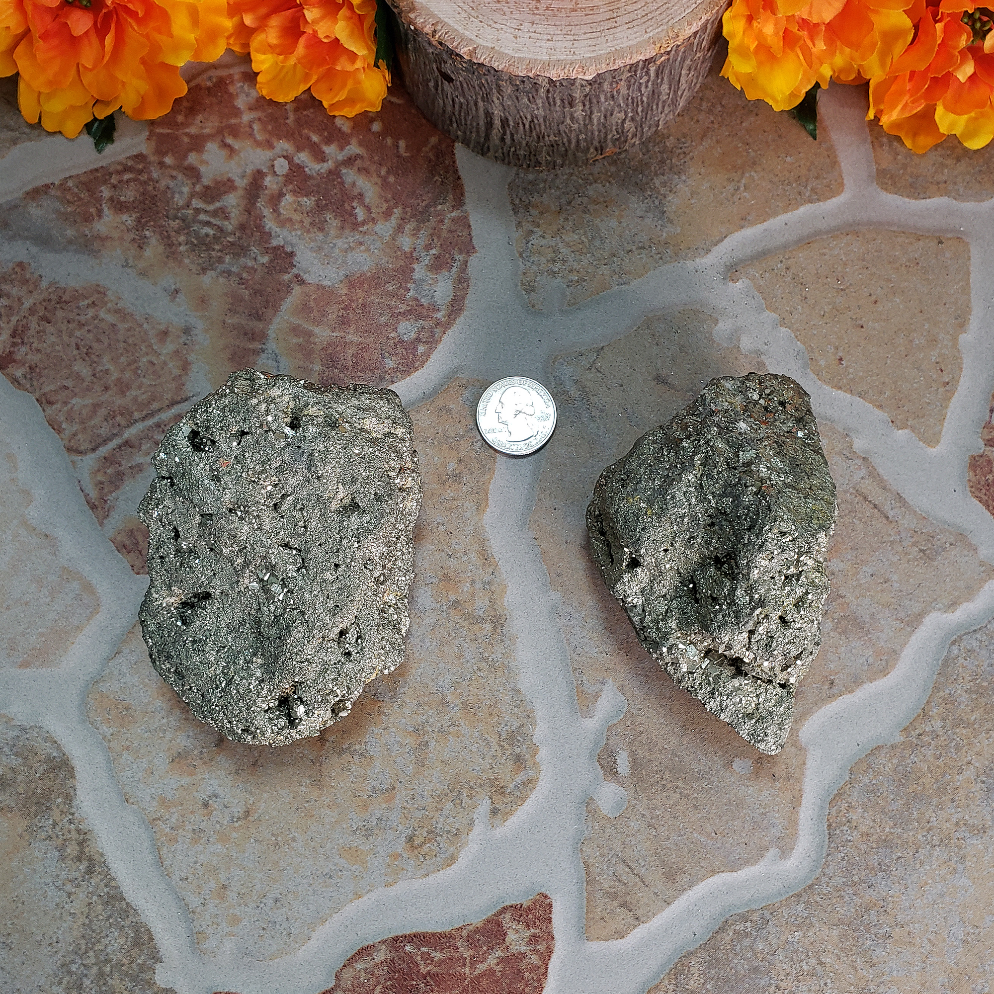 Raw Pyrite Natural Rough Gemstone Chunk - JUMBO One Stone 5