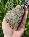 Raw Pyrite Natural Rough Gemstone Chunk - JUMBO One Stone - 9