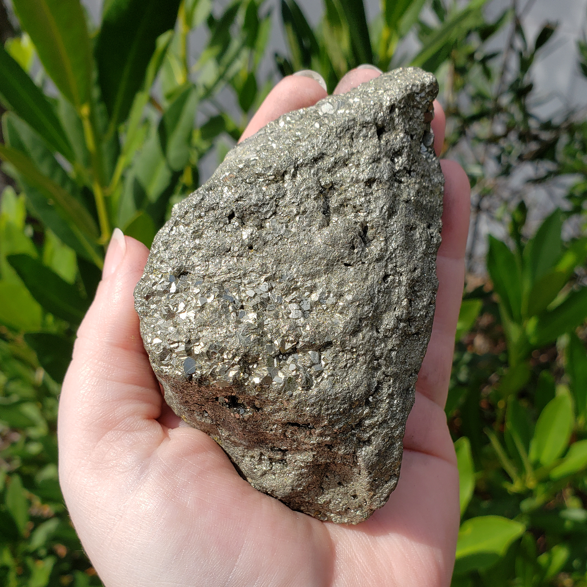 Raw Pyrite Natural Rough Gemstone Chunk - JUMBO One Stone 1