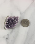 Unique Druzy Amethyst Crystal Cluster Natural Gemstone | Kago - 3