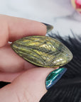 Unique 35 Carat Labradorite Cabochon Natural Gemstone Carving | Kaleidoscope