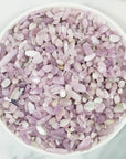 Kunzite Spodumene Crystal Natural Gemstone Chips By the Ounce - 4