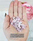 Kunzite Spodumene Crystal Natural Gemstone Chips By the Ounce - 3