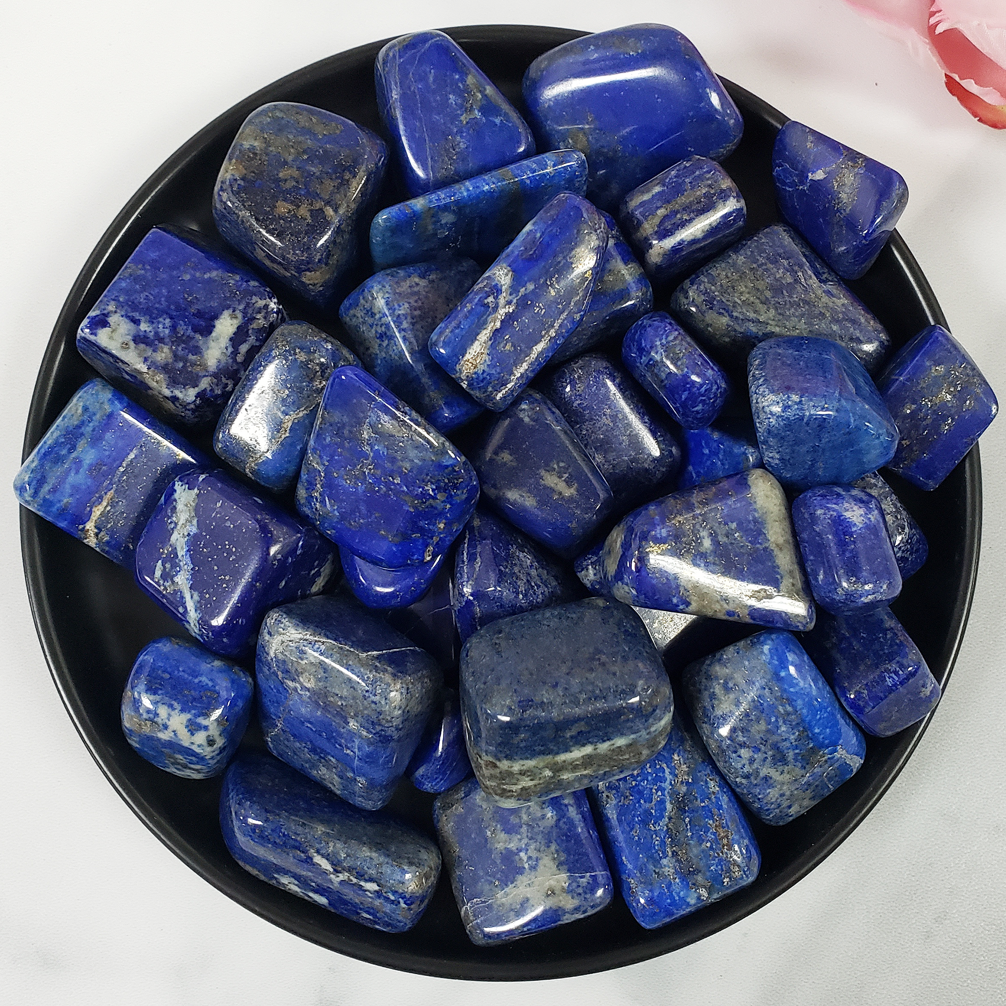 Lapis Lazuli Crystal Natural Gemstone Tumbled Stone | One Stone | Multiple Sizes! - 2