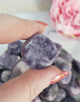 Lepidolite Stone Natural Crystal Gemstone Tumbled Stone | One Stone -    Purple Lepidolite - 5