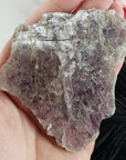 Unique Lepidolite Mica Mineral Cleavage Natural Rough Gemstone Slice | Lethe - 6