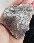 Unique Lepidolite Mica Mineral Cleavage Natural Rough Gemstone Slice | Lethe