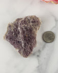 Unique Lepidolite Mica Mineral Cleavage Natural Rough Gemstone Slice | Lethe - 5