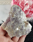 Unique Lepidolite Mica Mineral Cleavage Natural Rough Gemstone Slice | Lethe - 4