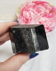 Unique Jumbo Raw Black Tourmaline Crystal Natural Rough Gemstone | Luck