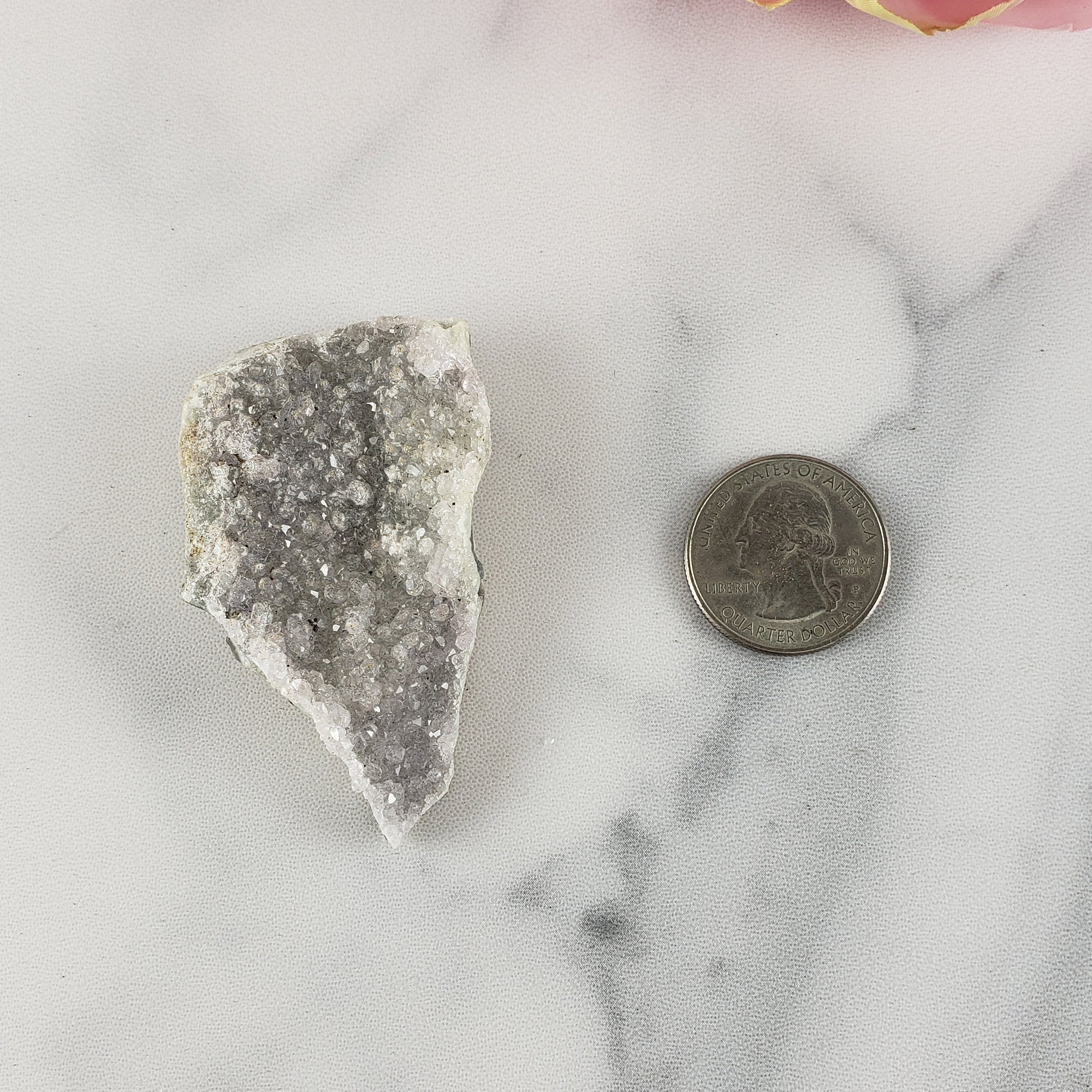 Unique Druzy Quartz Crystal Cluster Natural Gemstone Formation | Lui - 4