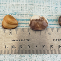 Manifestation of Goals - Set of Four Tumbled Stones with Pouch - Measurements