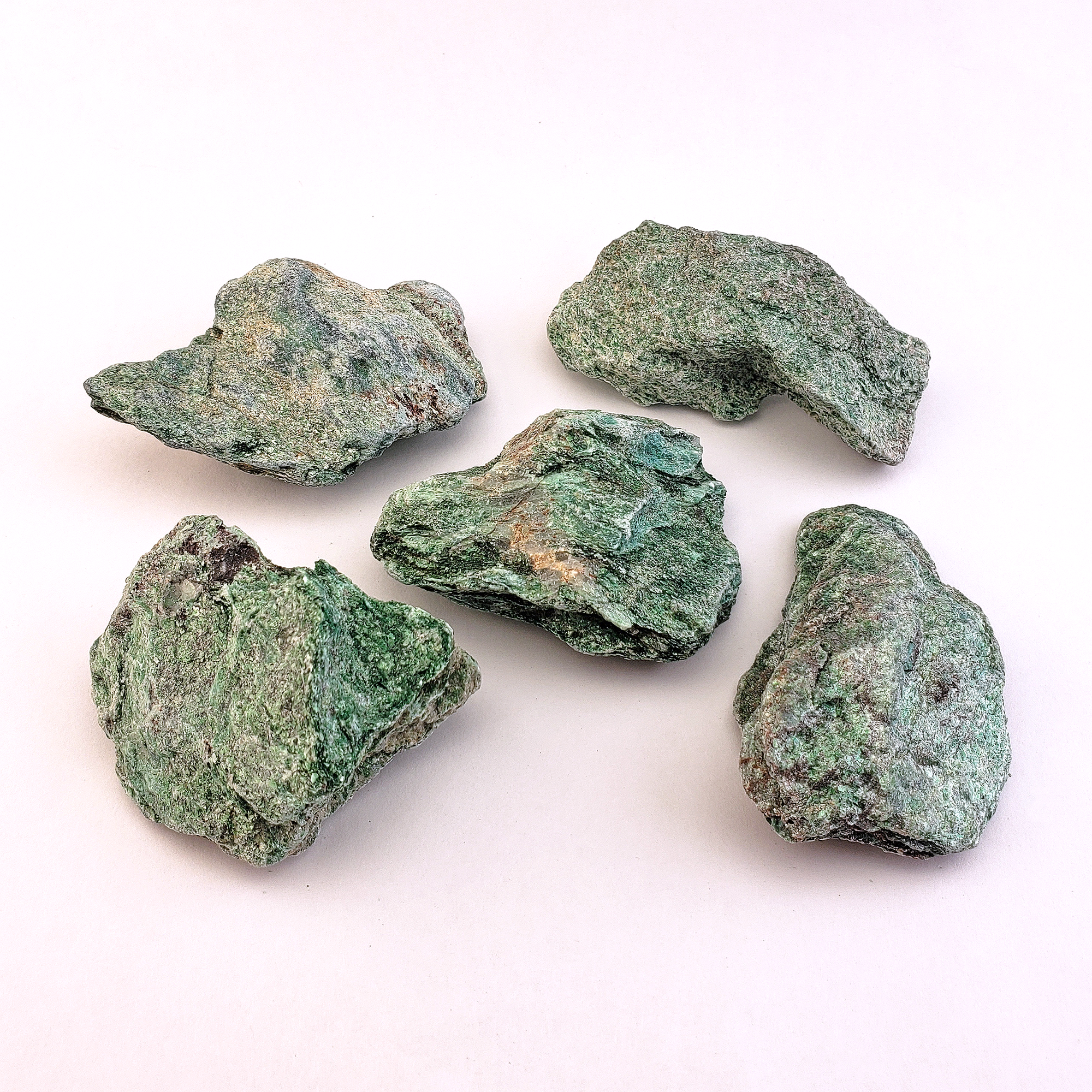 Raw Fuchsite Muscovite Mica Natural Rough Gemstone - Medium One Stone
